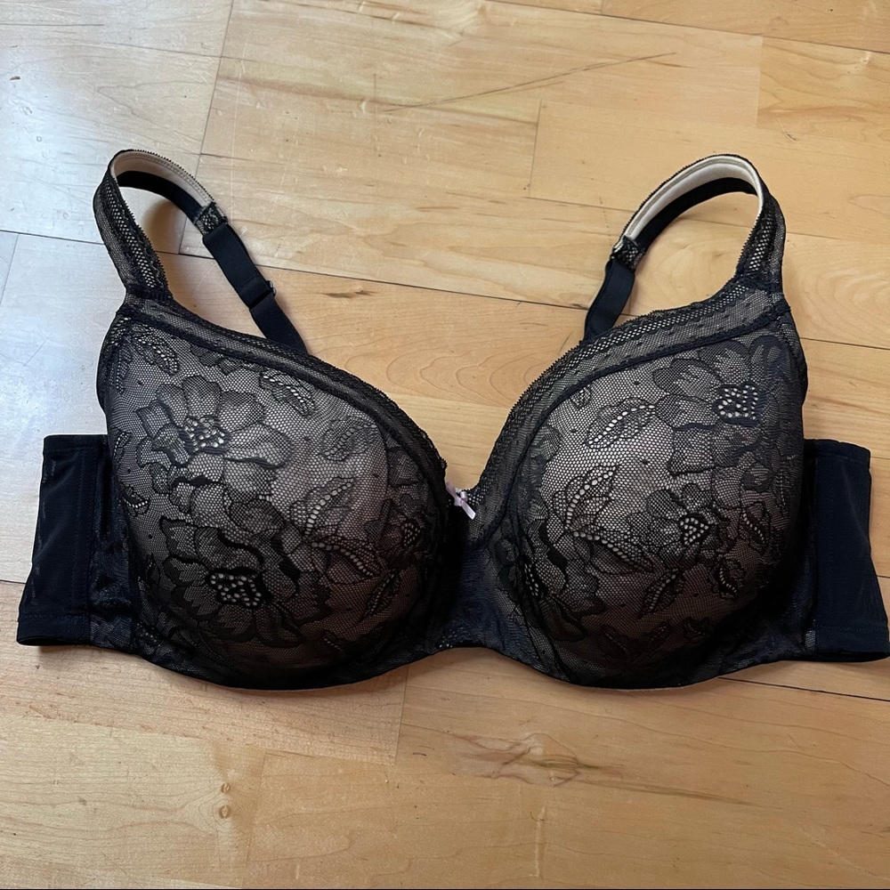 Cacique Lightly Lined Balconette Modern Lace Bra